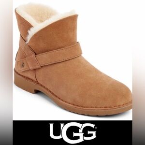 UGG Chestnut Shearling Ankle Booties